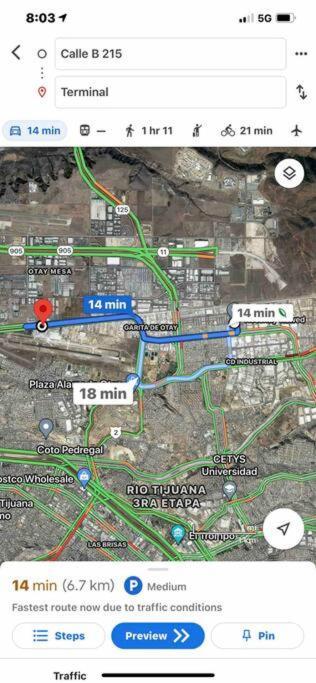 Otay Studio Great Patio Near Otay Crossing & Airport Tijuana Luaran gambar